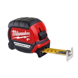 vendita online Flessometro magnetico premium 8 m.  Misuratori e Livelle Milwaukee